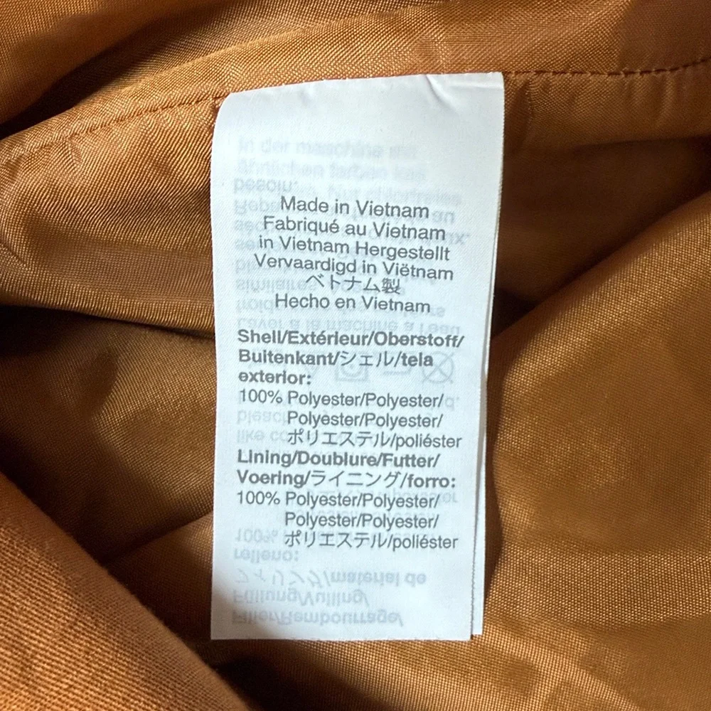 Madewell size M brown faux fur bomber jacket - Picture 10 of 10